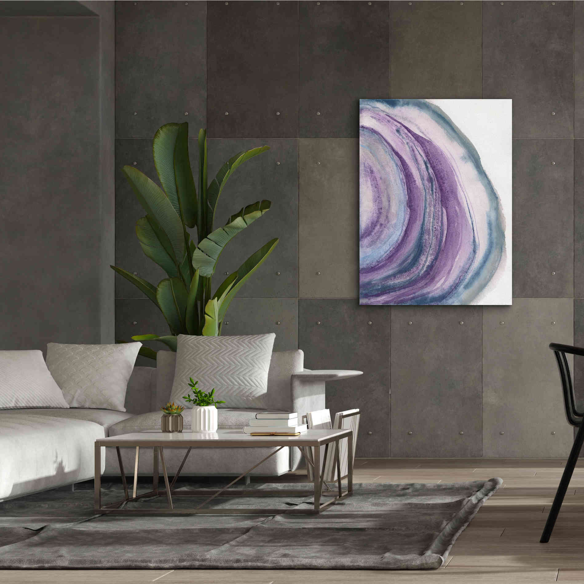 'Watercolor Geode II' by Chris Paschke, Canvas Wall Art,40 x 54