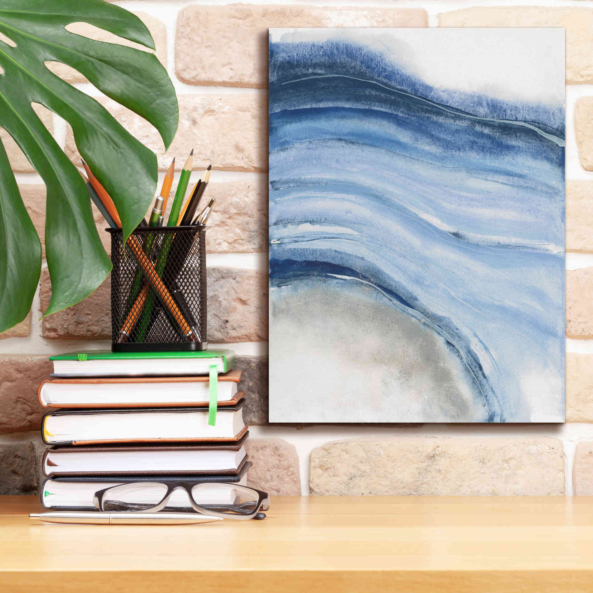 'Watercolor Geode IV' by Chris Paschke, Canvas Wall Art,12 x 16