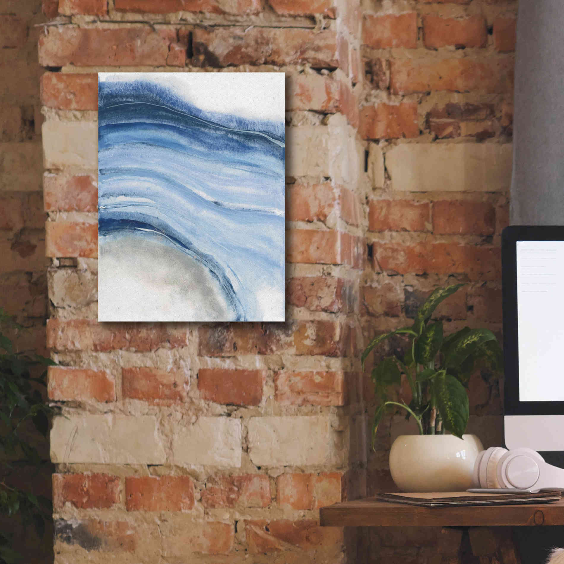 'Watercolor Geode IV' by Chris Paschke, Canvas Wall Art,12 x 16