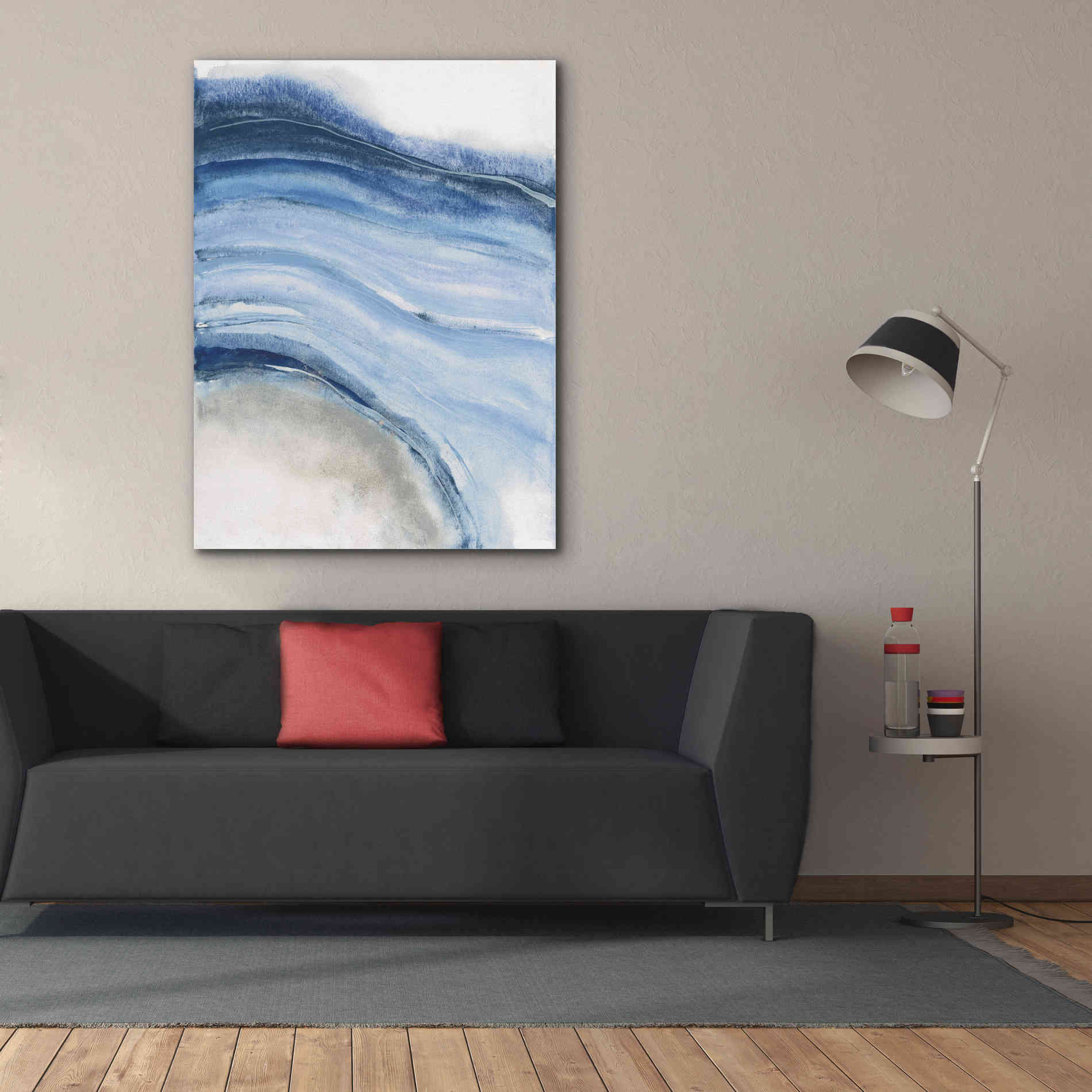 'Watercolor Geode IV' by Chris Paschke, Canvas Wall Art,40 x 54