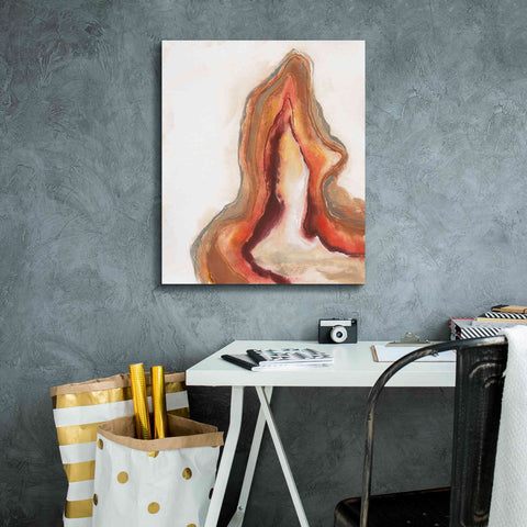 Image of 'Watercolor Geode VI' by Chris Paschke, Canvas Wall Art,20 x 24