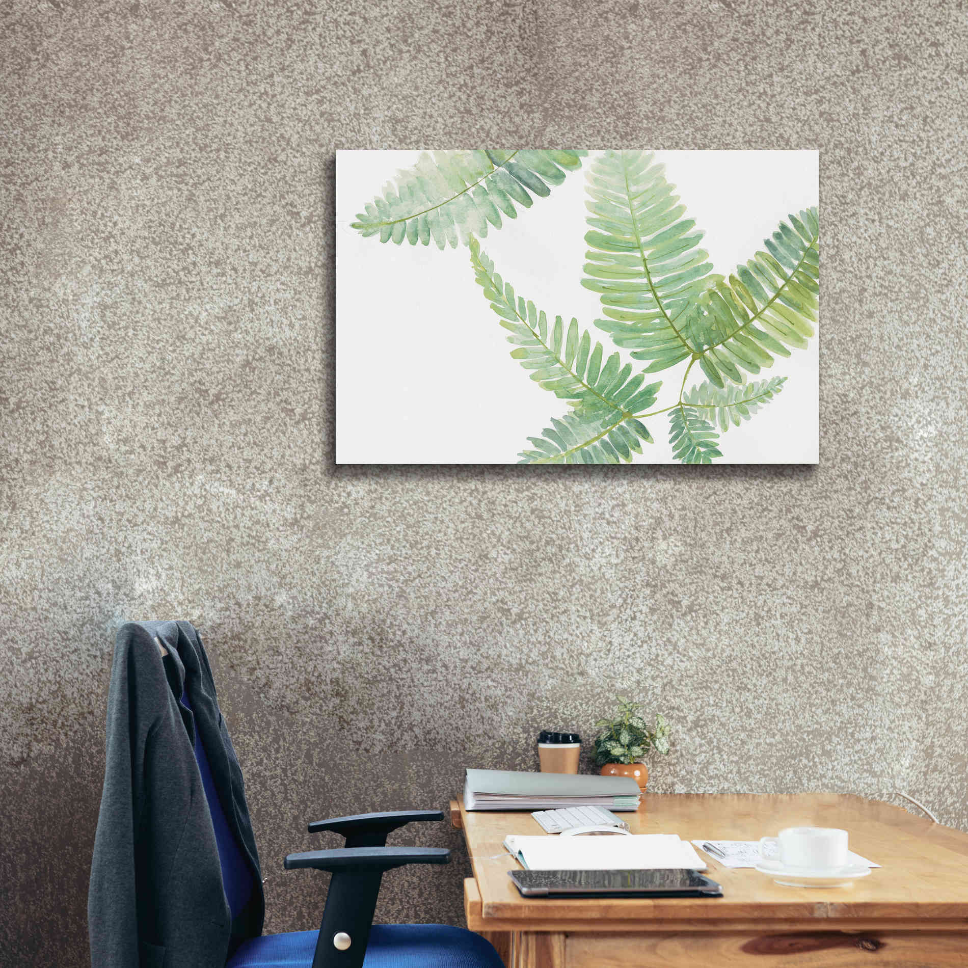 'Ferns II' by Chris Paschke, Canvas Wall Art,40 x 26