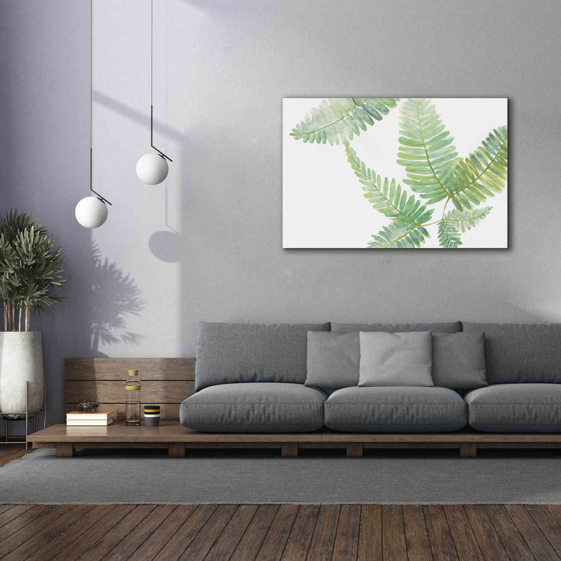 'Ferns II' by Chris Paschke, Canvas Wall Art,60 x 40