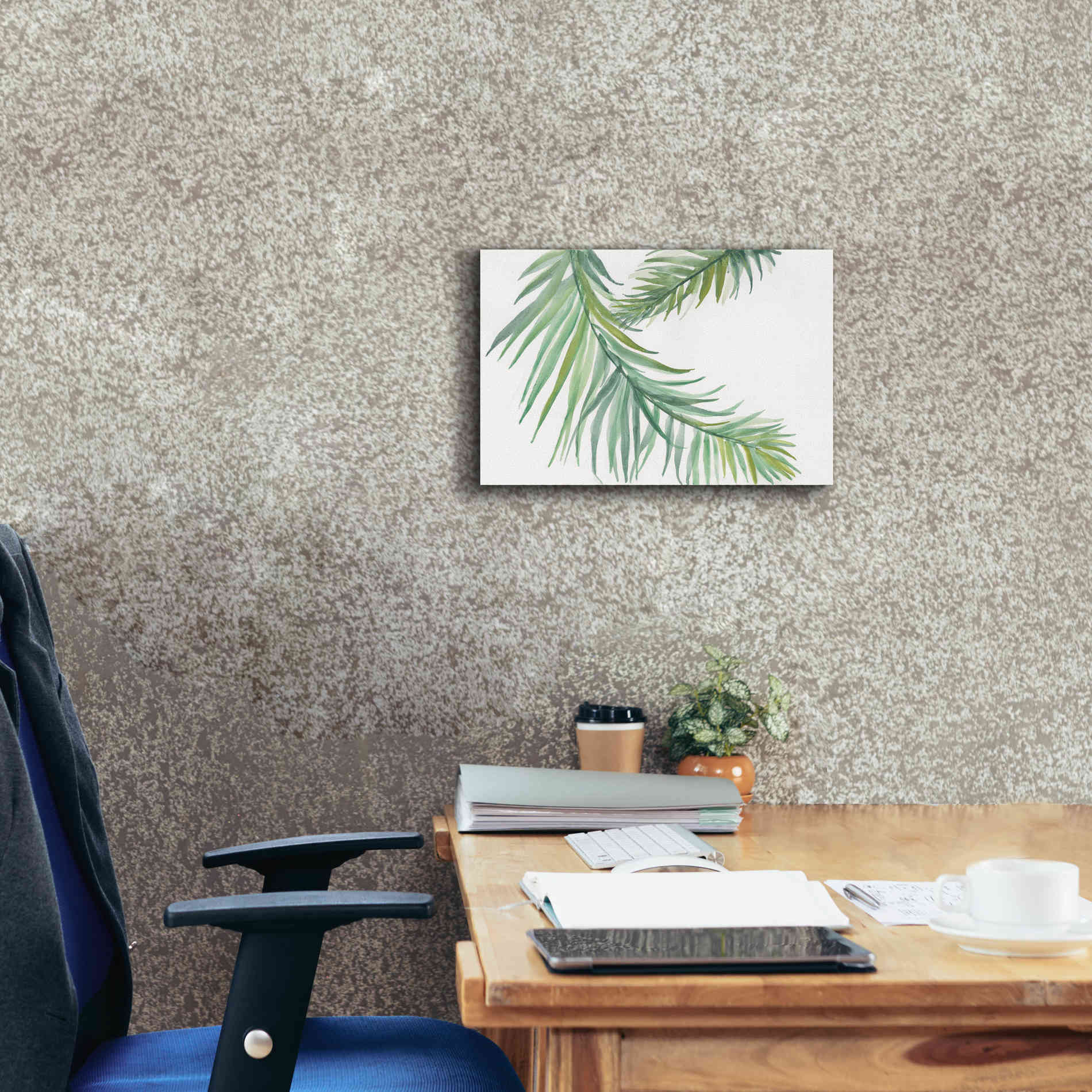 'Ferns IV' by Chris Paschke, Canvas Wall Art,18 x 12