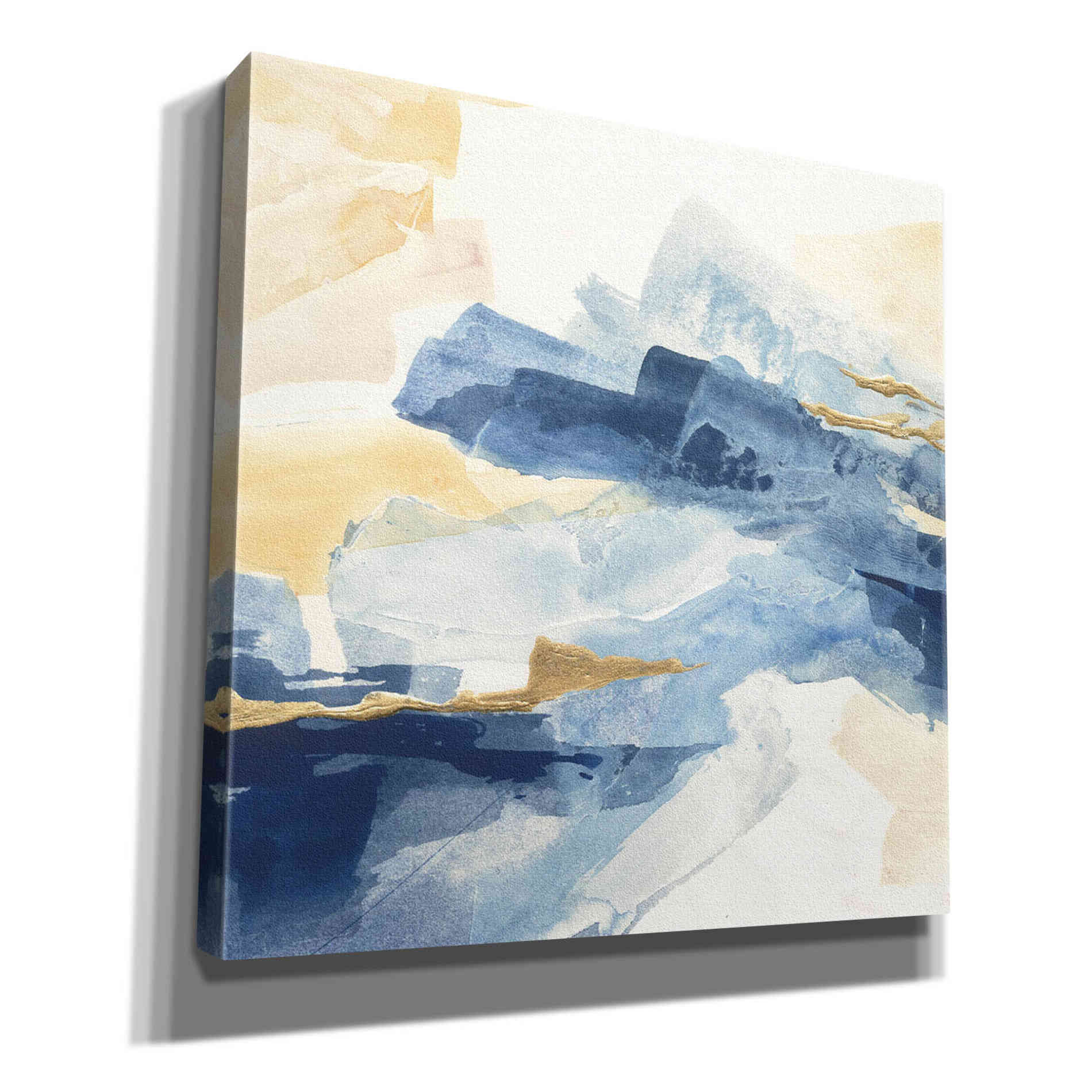 'Gilded Indigo I' by Chris Paschke, Canvas Wall Art