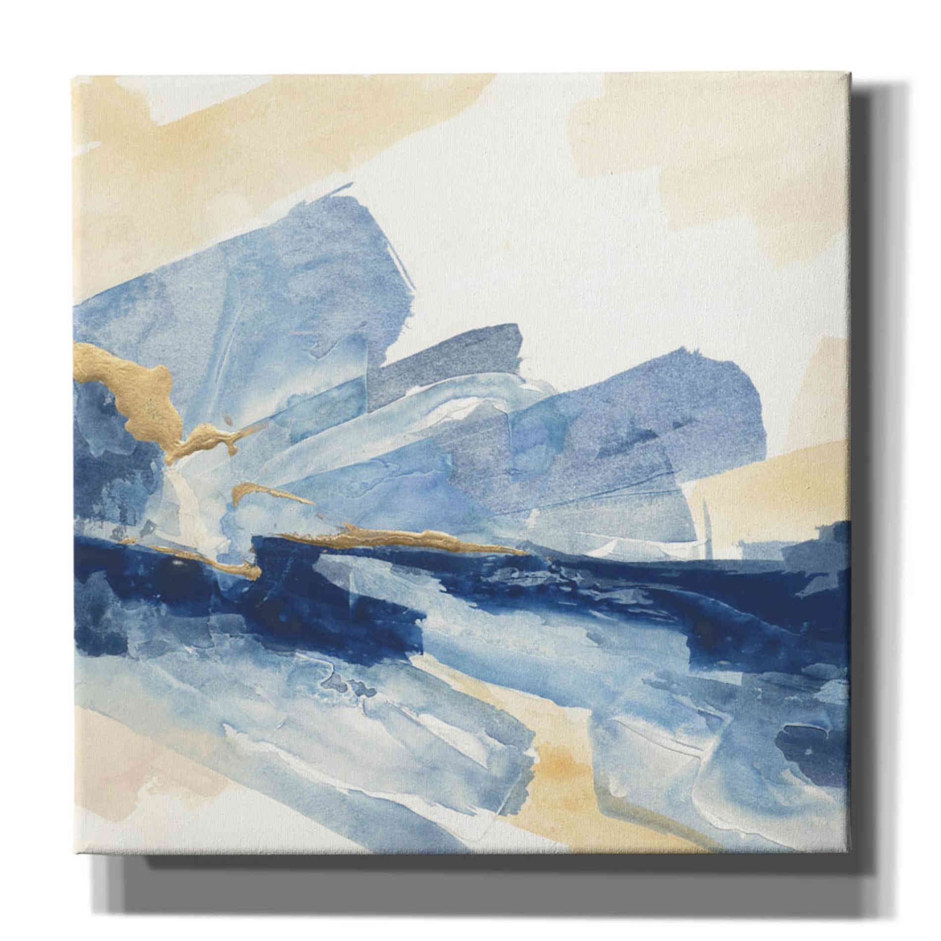 'Gilded Indigo II' by Chris Paschke, Canvas Wall Art