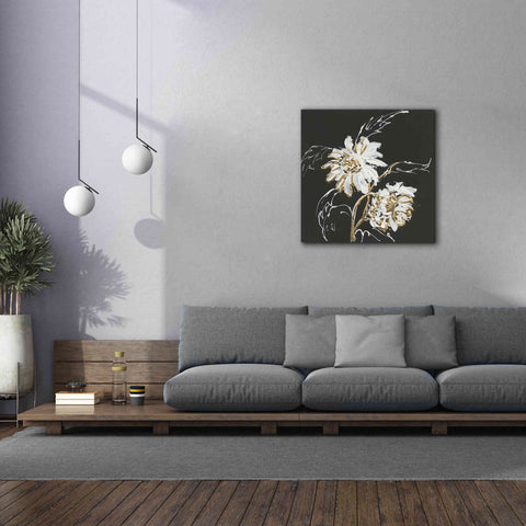 Image of 'Gilded Sunflowers' by Chris Paschke, Canvas Wall Art,37 x 37