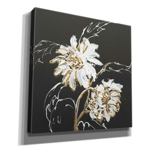 'Gilded Sunflowers' by Chris Paschke, Canvas Wall Art