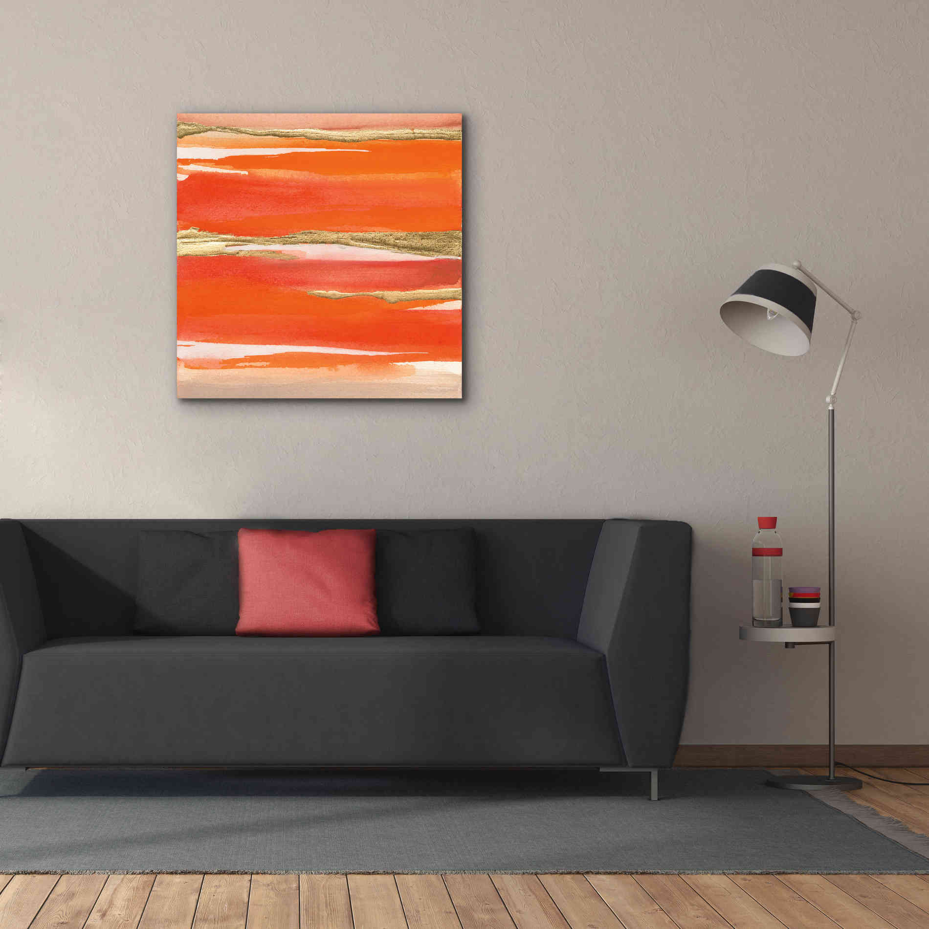 'Gilded Mandarin I' by Chris Paschke, Canvas Wall Art,37 x 37