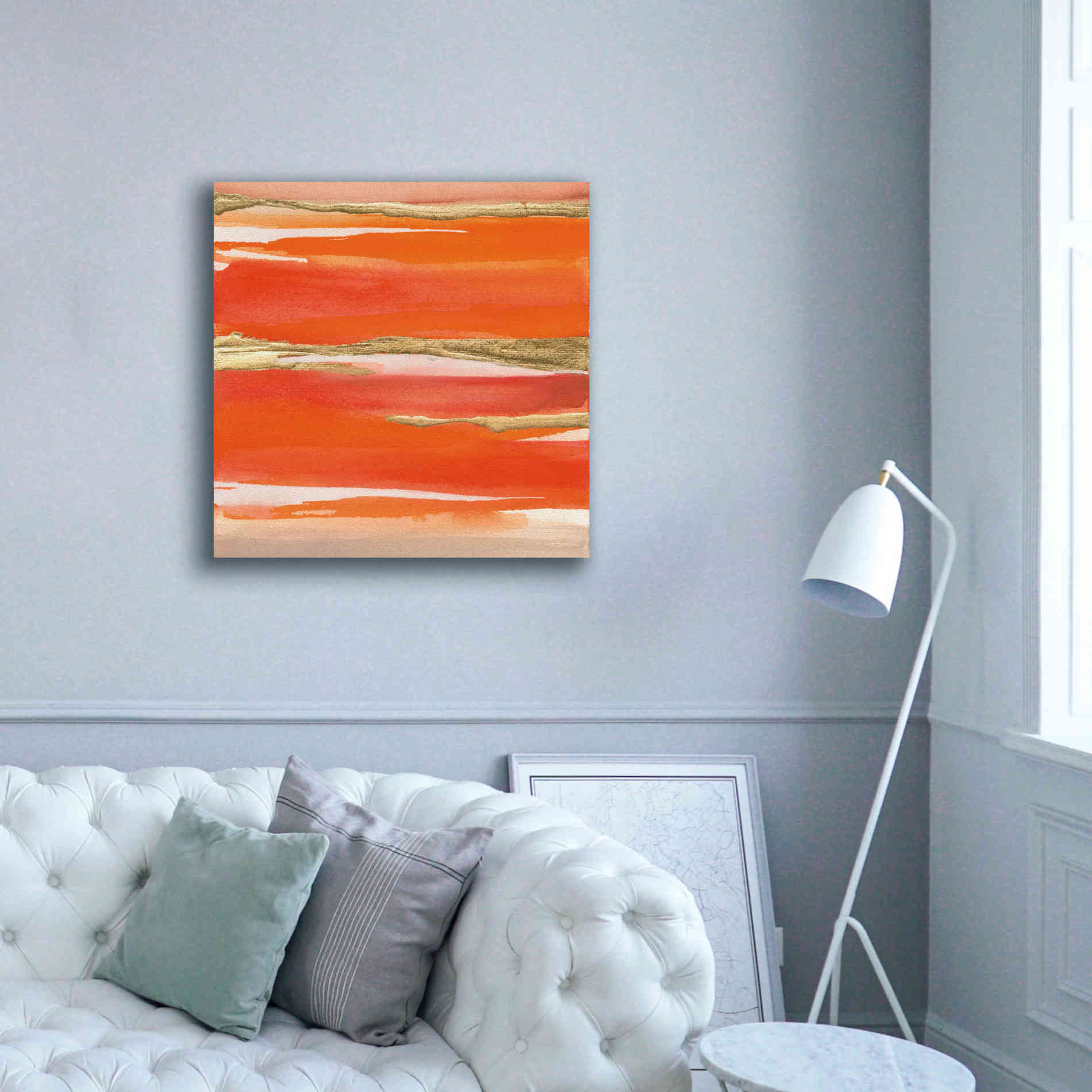 'Gilded Mandarin I' by Chris Paschke, Canvas Wall Art,37 x 37