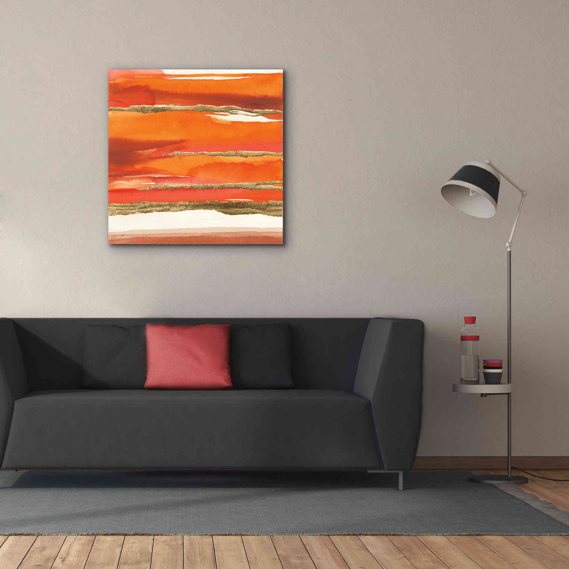 'Gilded Mandarin II' by Chris Paschke, Canvas Wall Art,37 x 37