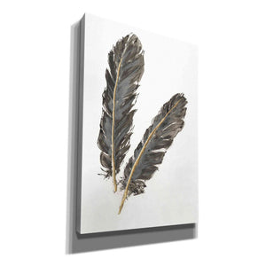 'Gold Feathers IV' by Chris Paschke, Canvas Wall Art