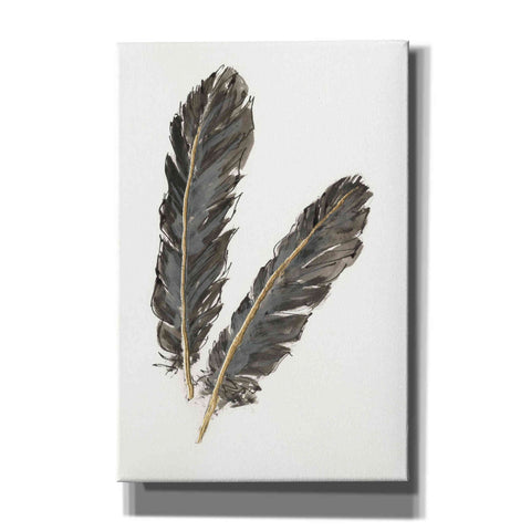Image of 'Gold Feathers IV' by Chris Paschke, Canvas Wall Art
