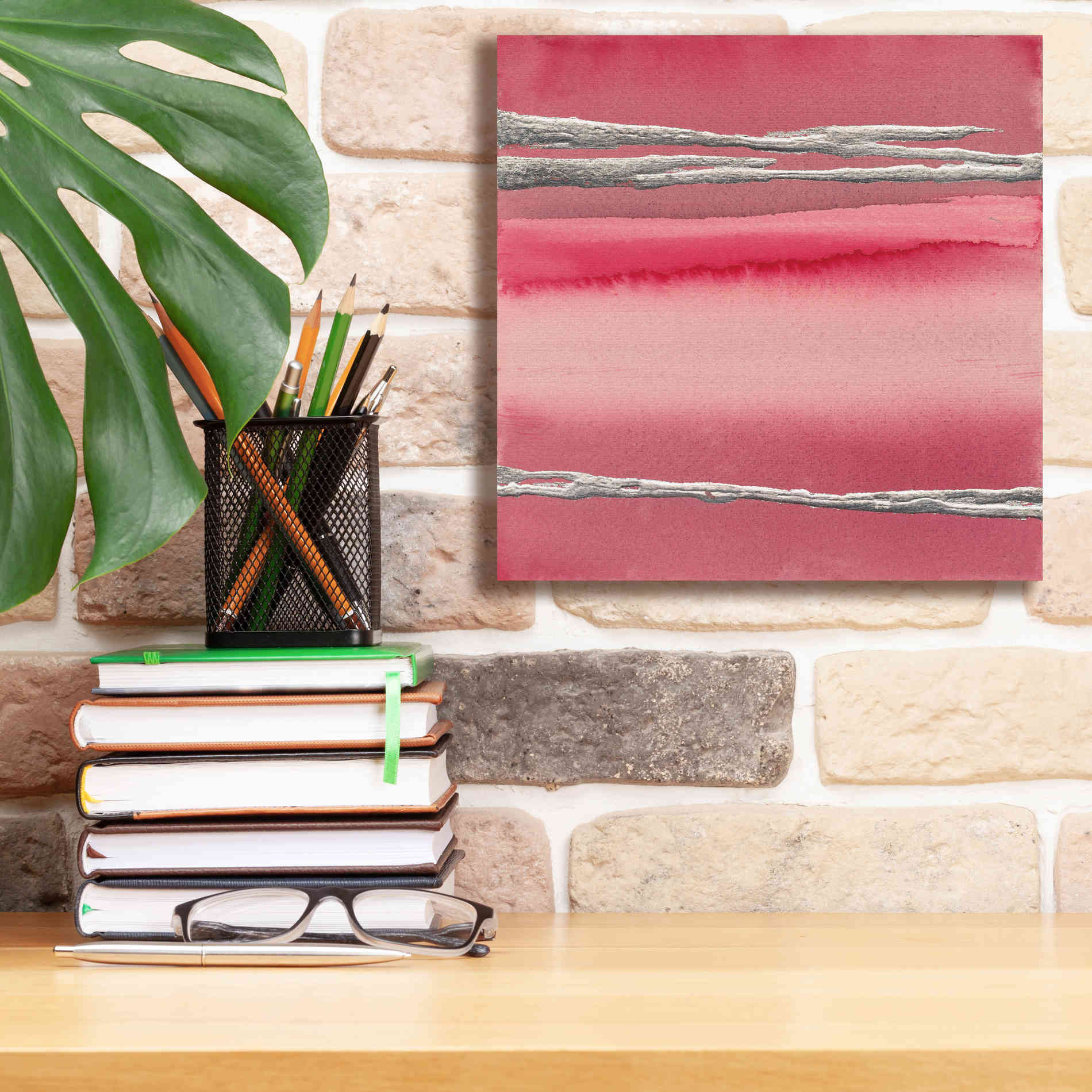 'Silver Rose I' by Chris Paschke, Canvas Wall Art,12 x 12