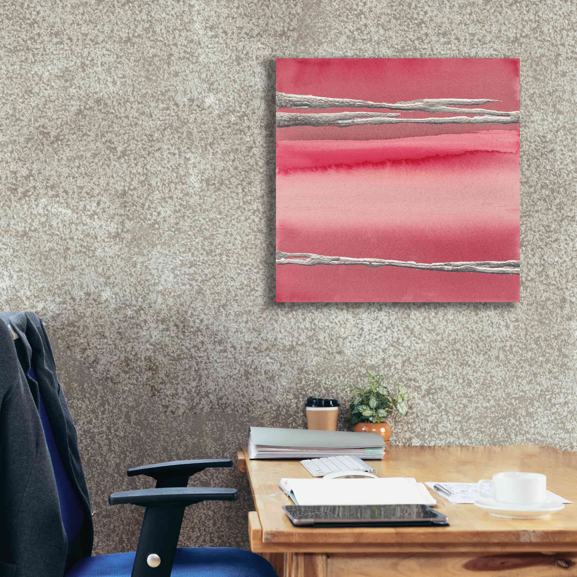 'Silver Rose I' by Chris Paschke, Canvas Wall Art,26 x 26