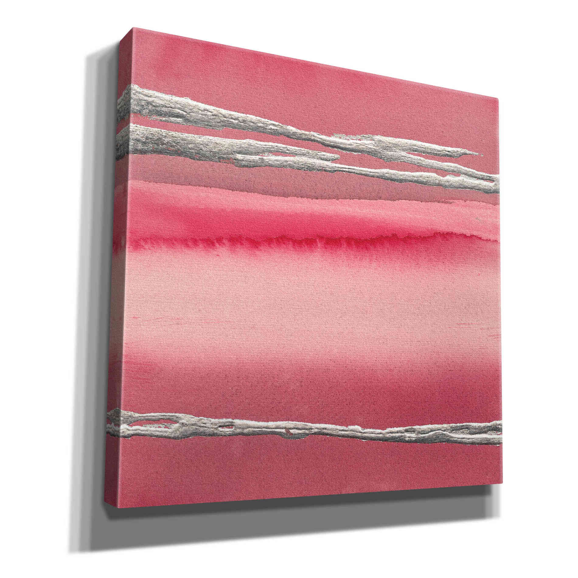 'Silver Rose I' by Chris Paschke, Canvas Wall Art