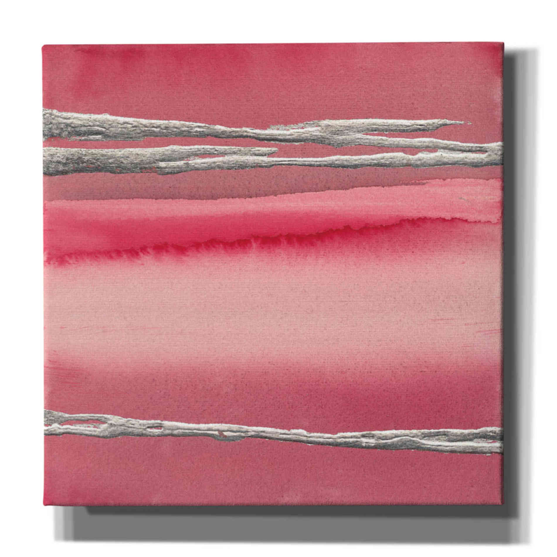 'Silver Rose I' by Chris Paschke, Canvas Wall Art