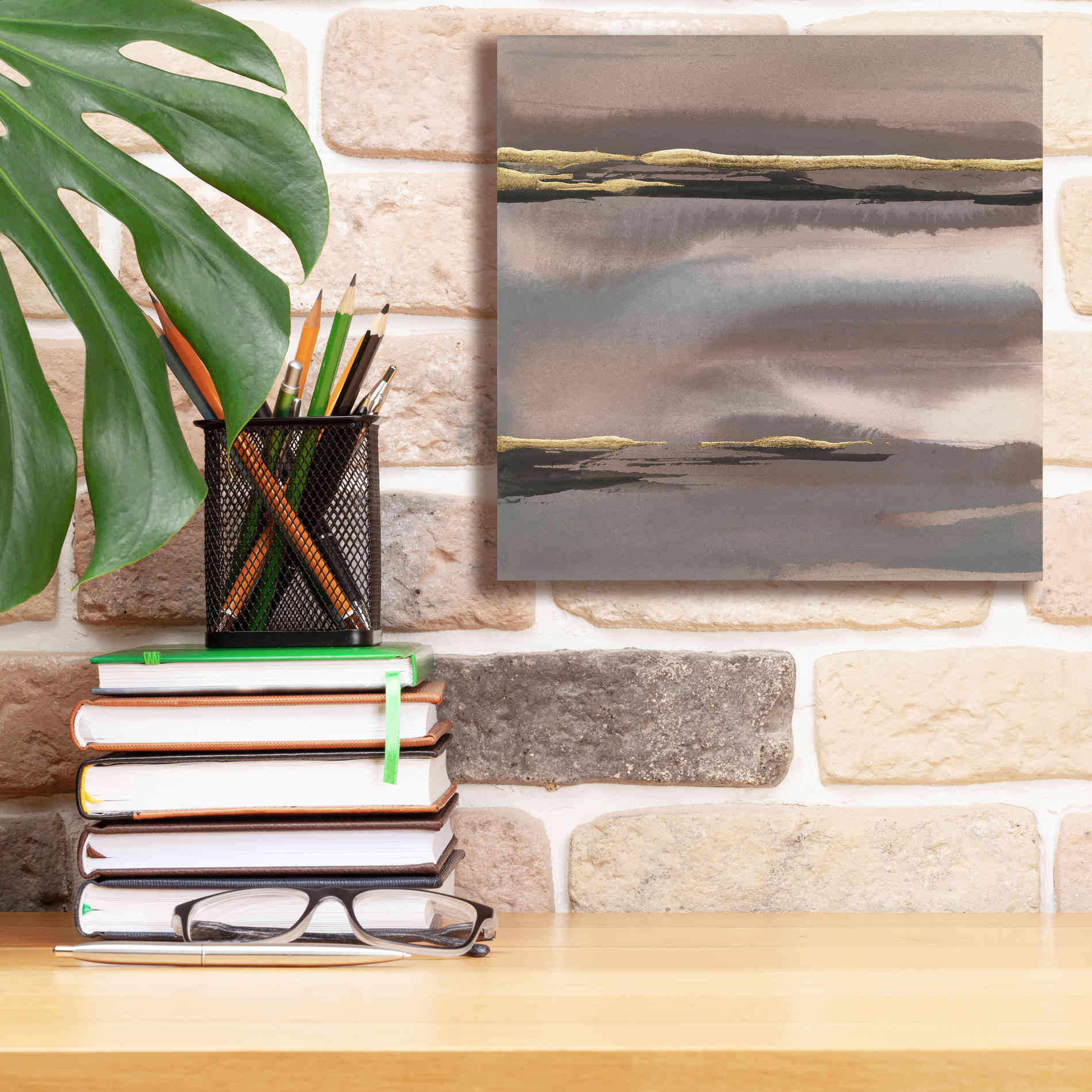 'Gilded Morning Fog I' by Chris Paschke, Canvas Wall Art,12 x 12