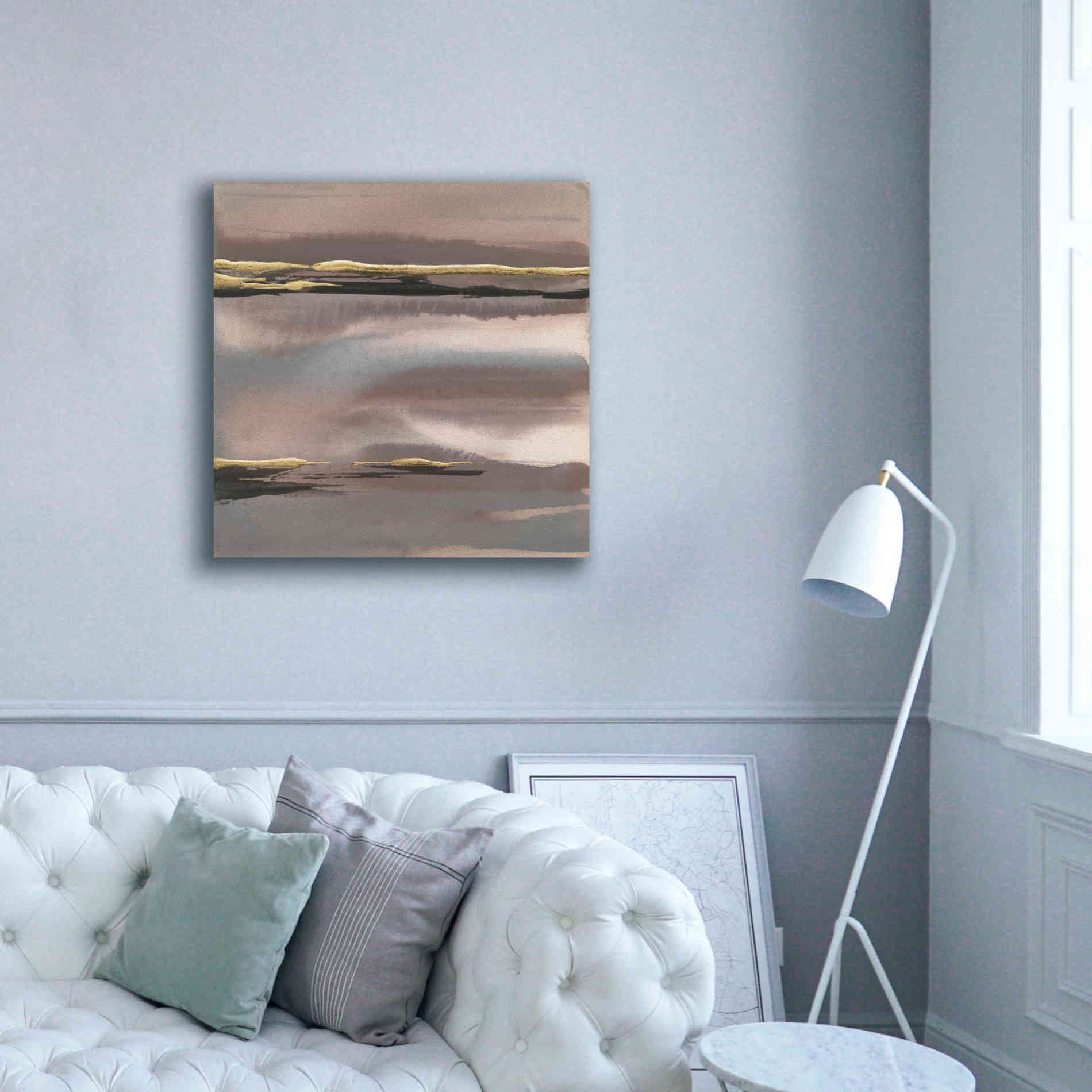 'Gilded Morning Fog I' by Chris Paschke, Canvas Wall Art,37 x 37