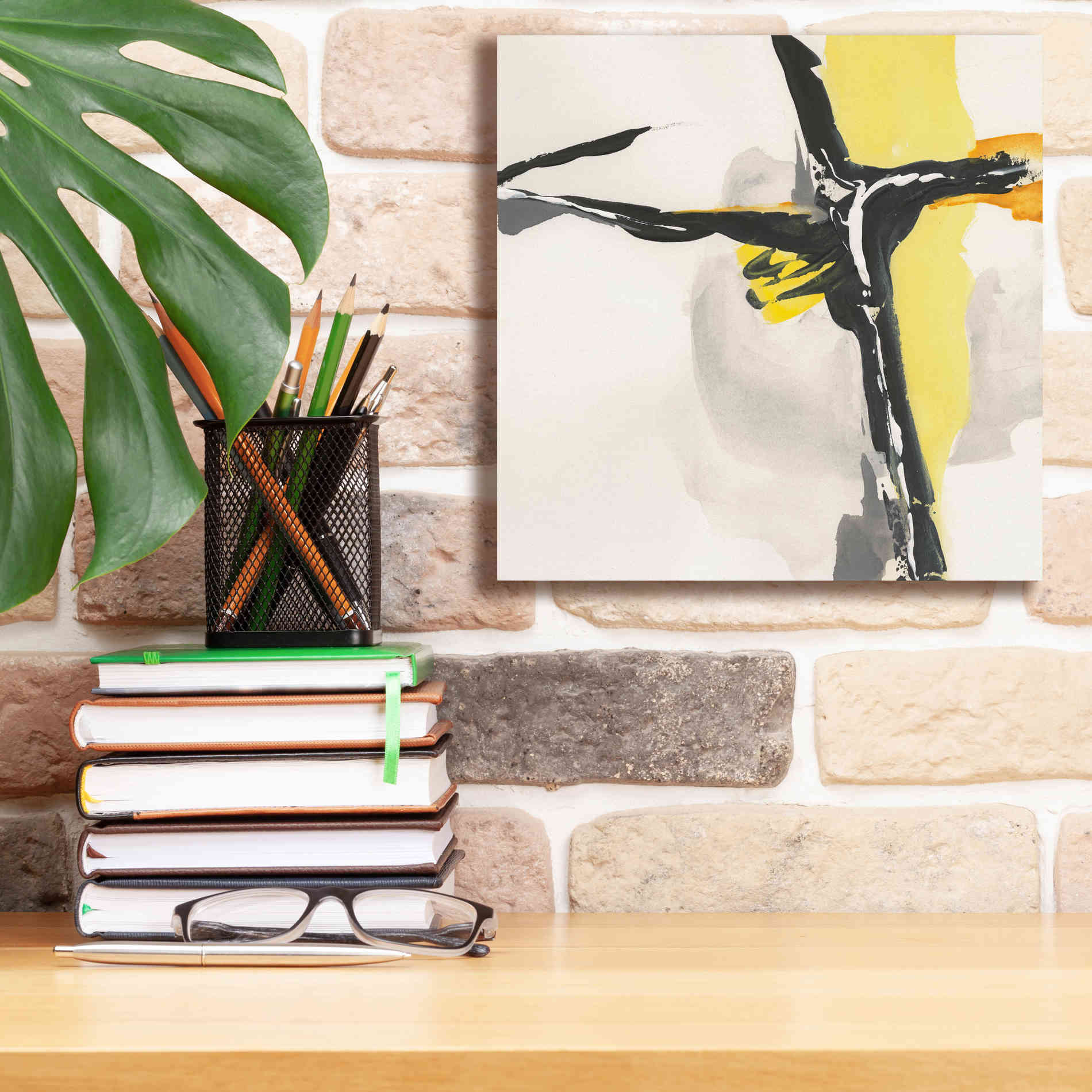 'Creamy Yellow II' by Chris Paschke, Canvas Wall Art,12 x 12