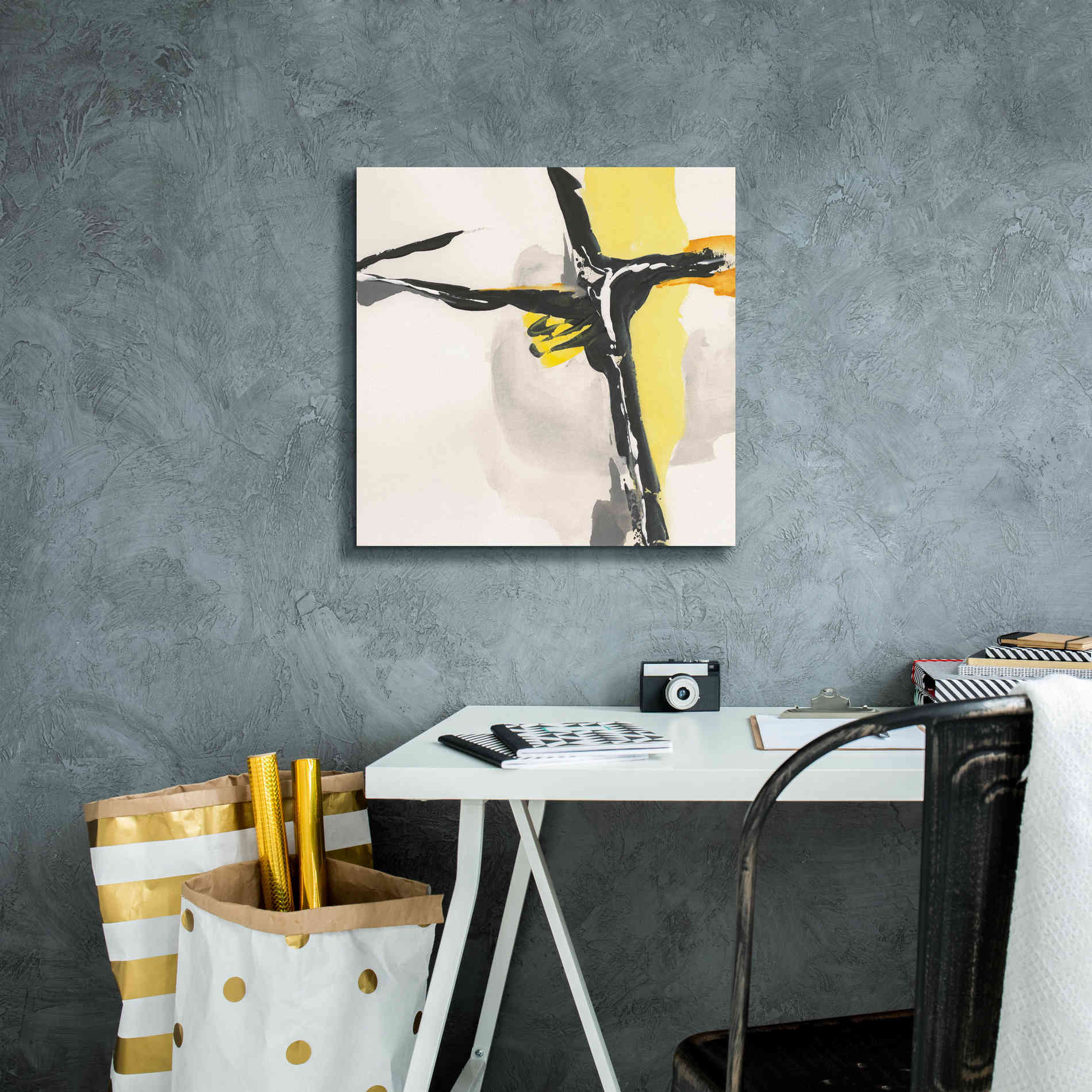 'Creamy Yellow II' by Chris Paschke, Canvas Wall Art,18 x 18