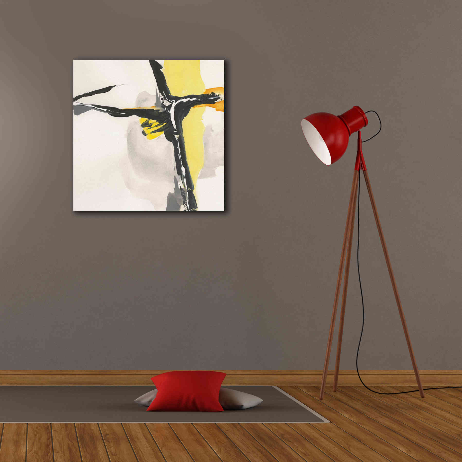 'Creamy Yellow II' by Chris Paschke, Canvas Wall Art,26 x 26