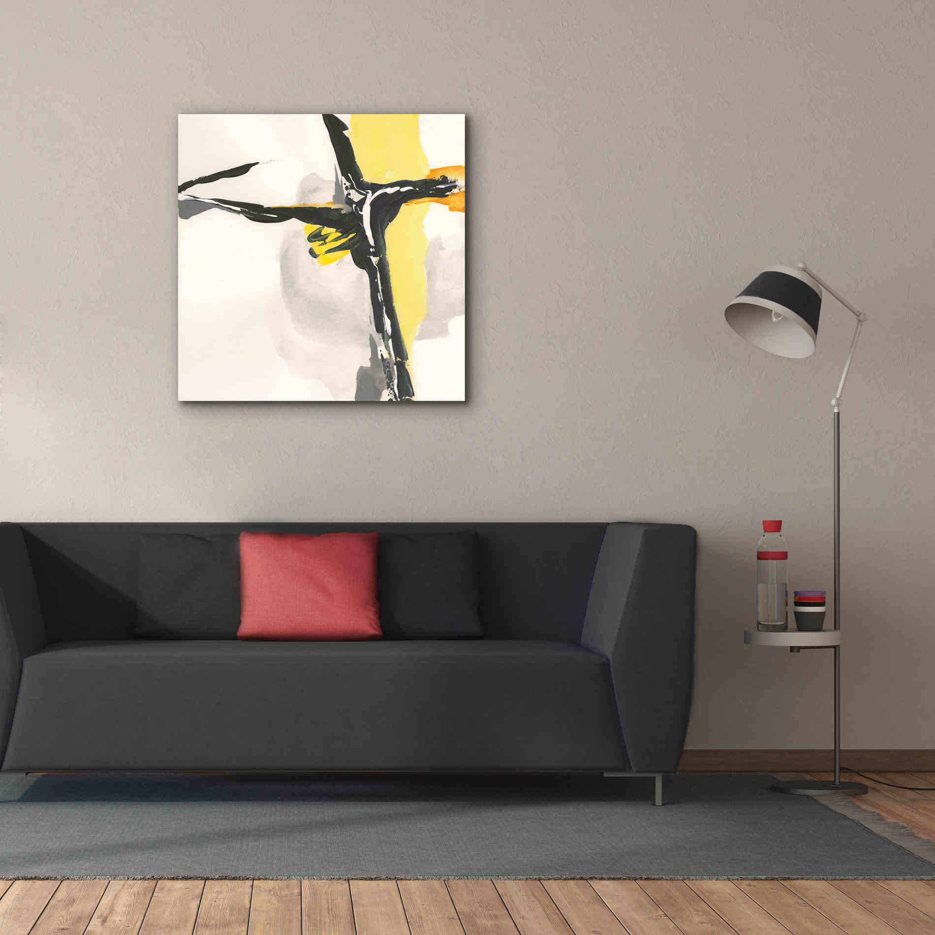 'Creamy Yellow II' by Chris Paschke, Canvas Wall Art,37 x 37