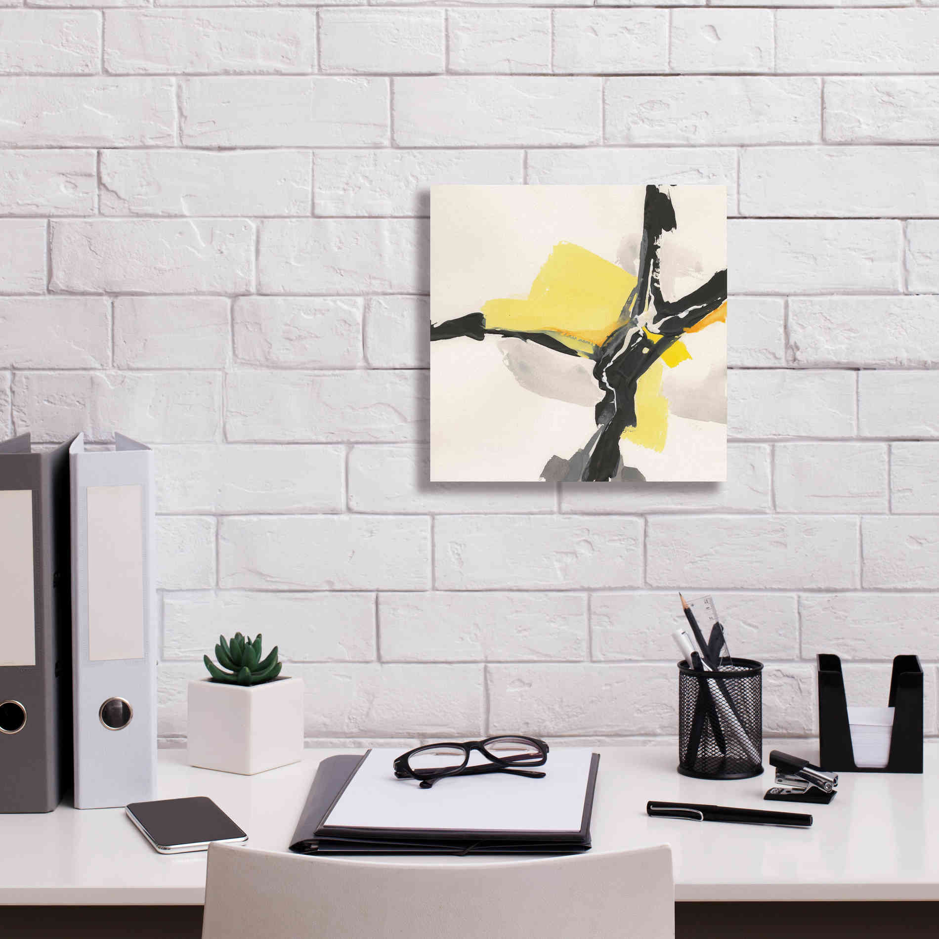 'Creamy Yellow III' by Chris Paschke, Canvas Wall Art,12 x 12