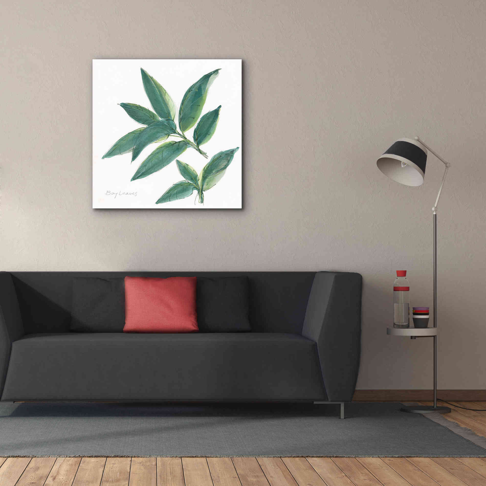 'Bay Leaf' by Chris Paschke, Canvas Wall Art,37 x 37