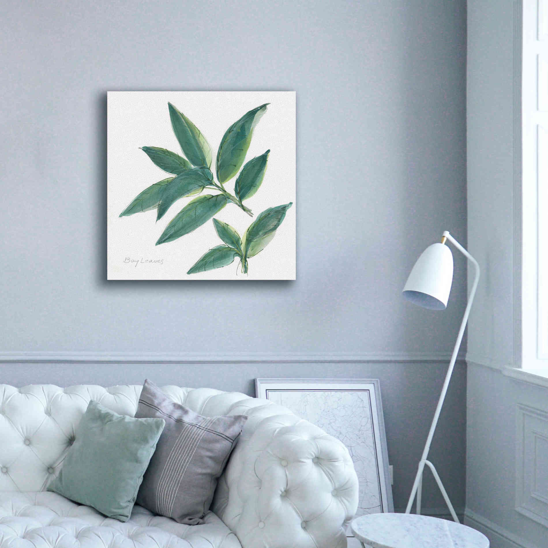 'Bay Leaf' by Chris Paschke, Canvas Wall Art,37 x 37