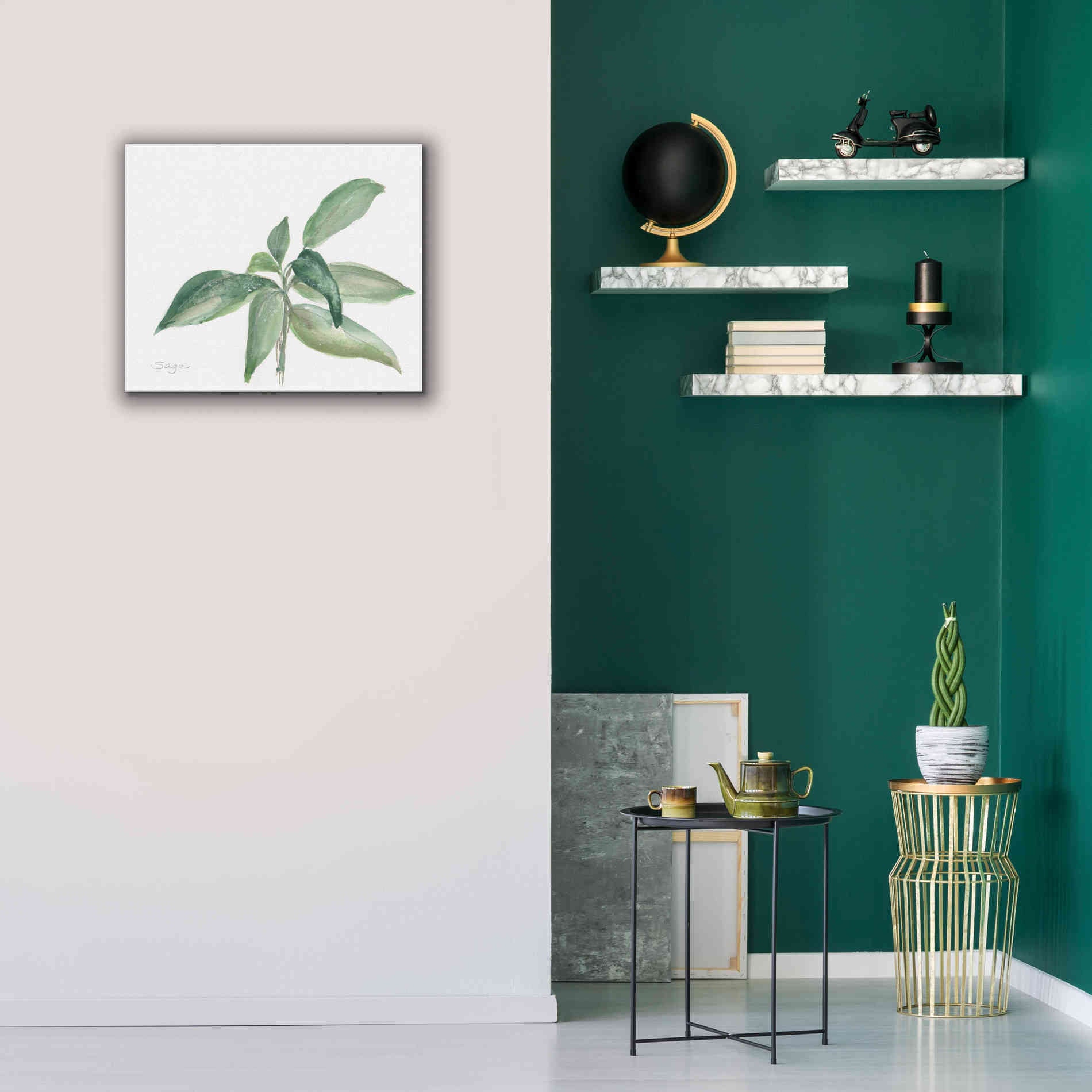 'Sage I' by Chris Paschke, Canvas Wall Art,24 x 20