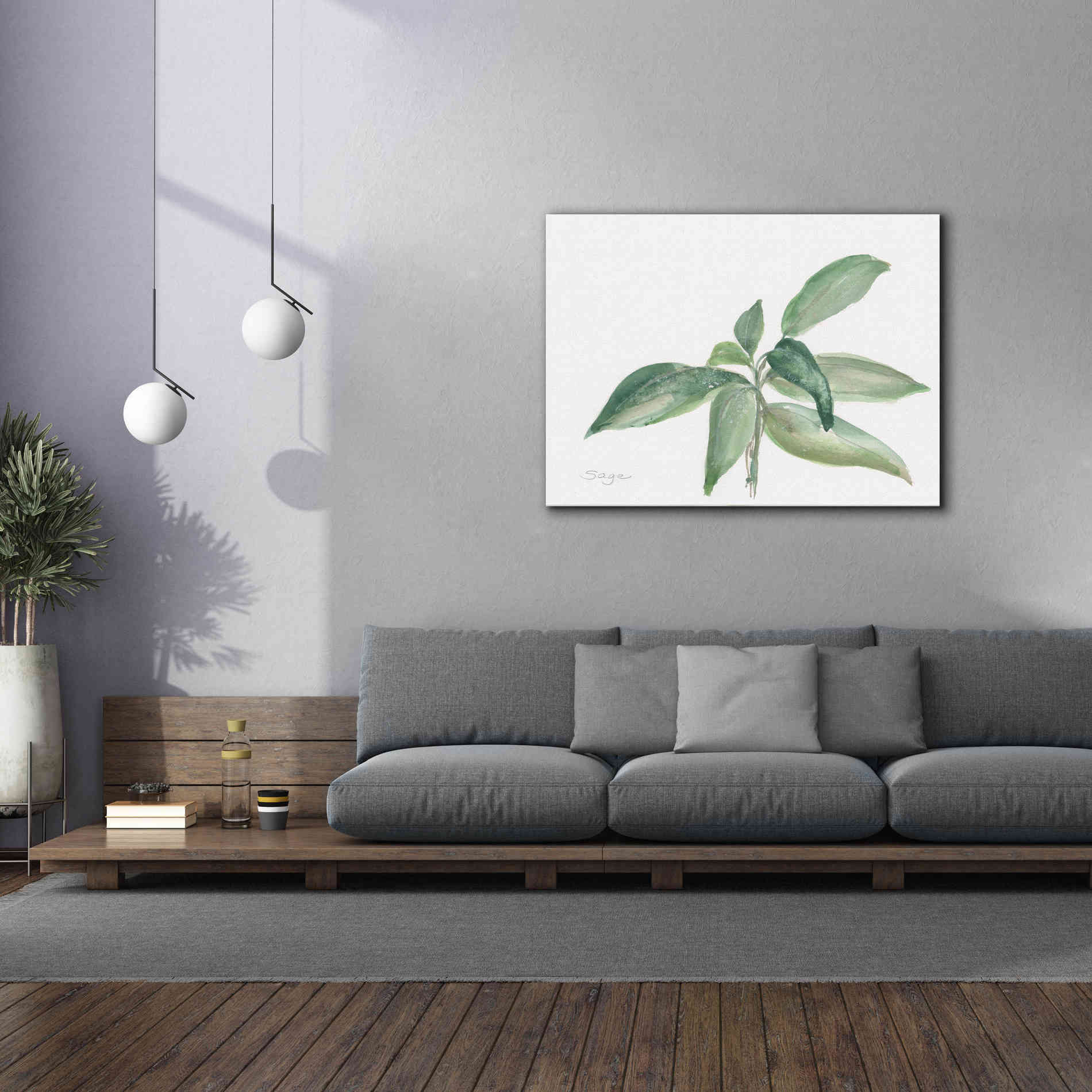 'Sage I' by Chris Paschke, Canvas Wall Art,54 x 40