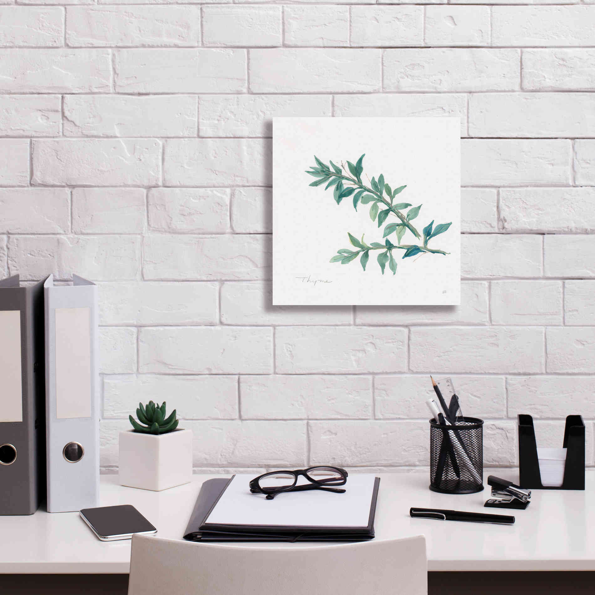 'Thyme' by Chris Paschke, Canvas Wall Art,12 x 12