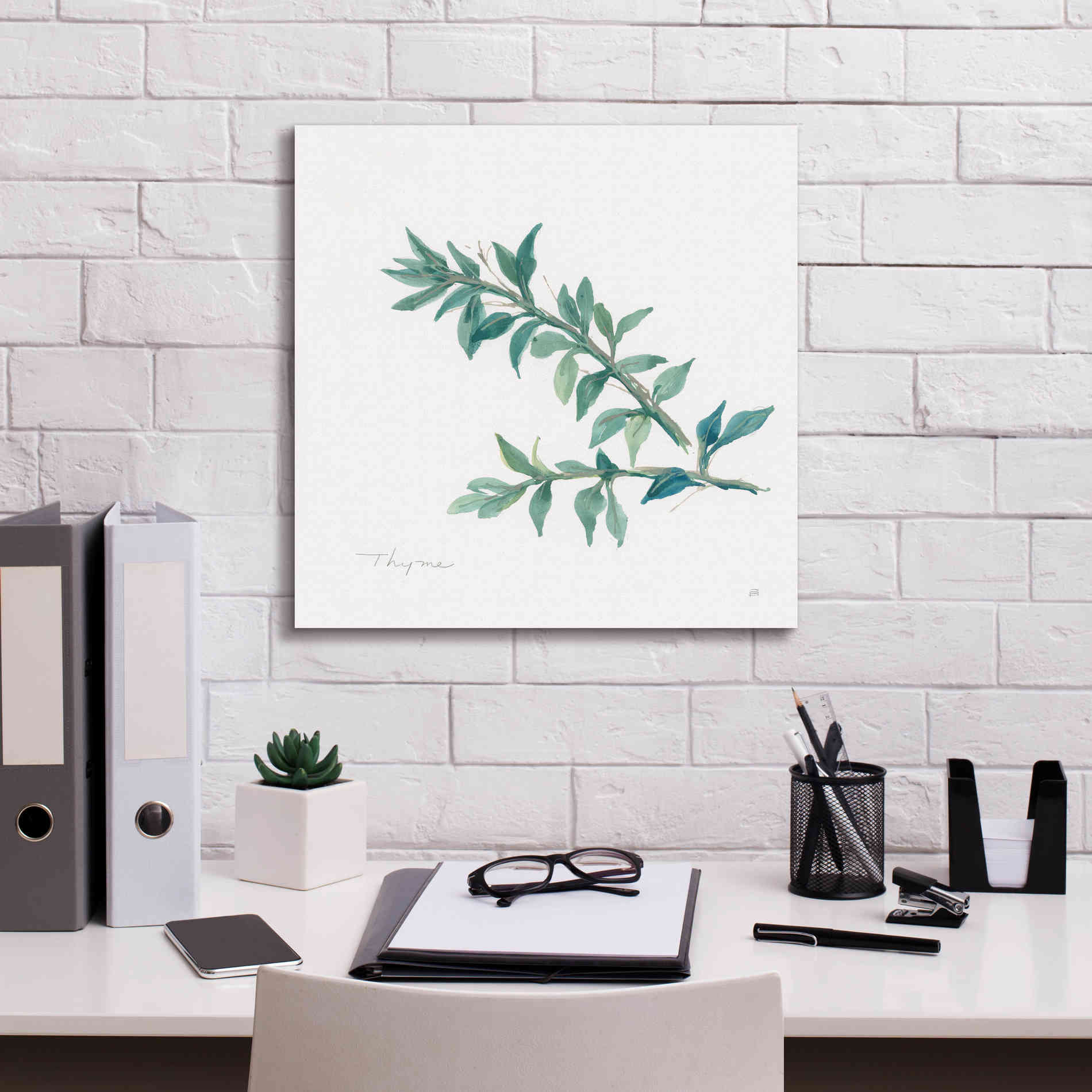 'Thyme' by Chris Paschke, Canvas Wall Art,18 x 18