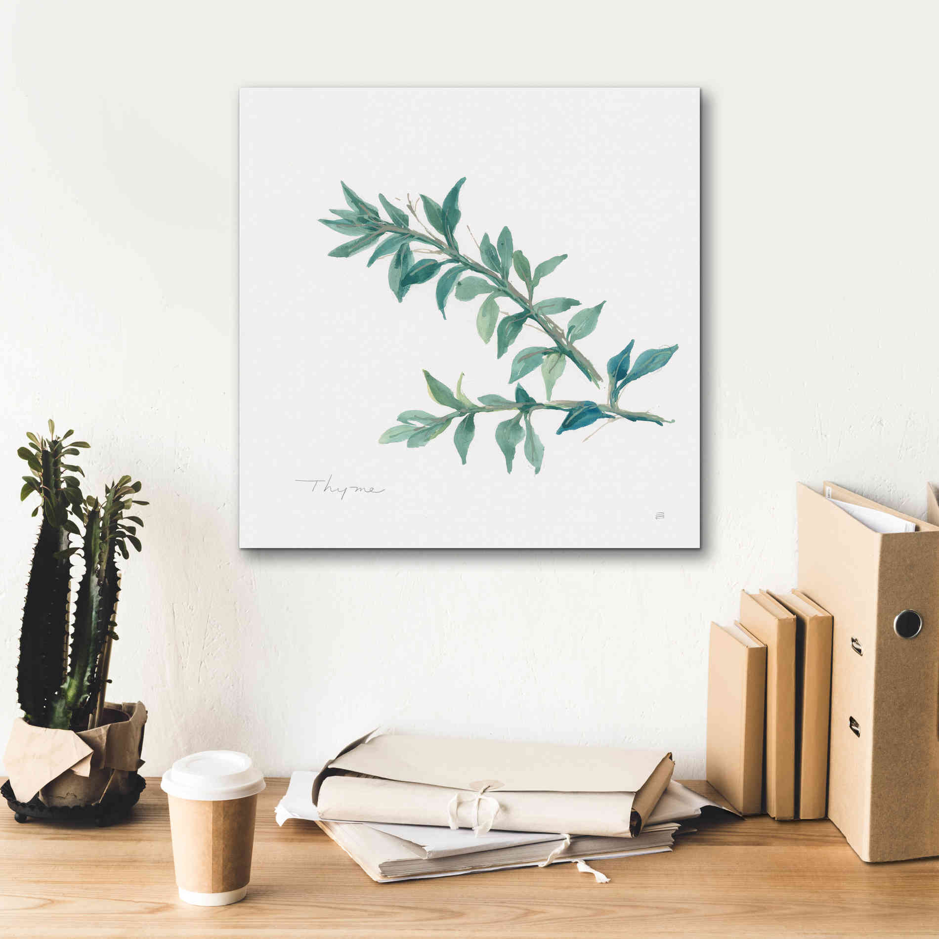 'Thyme' by Chris Paschke, Canvas Wall Art,18 x 18