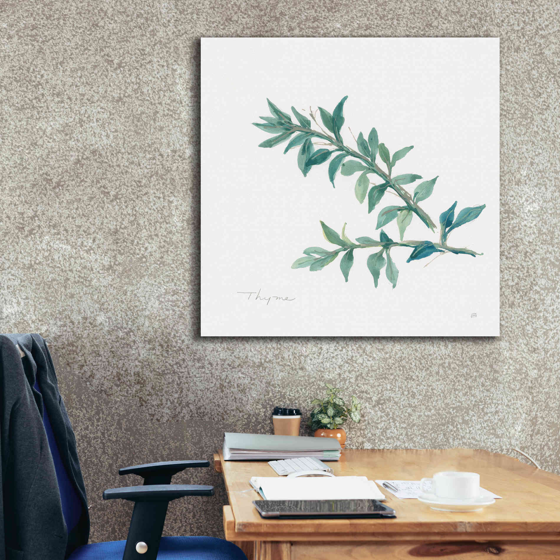 'Thyme' by Chris Paschke, Canvas Wall Art,37 x 37