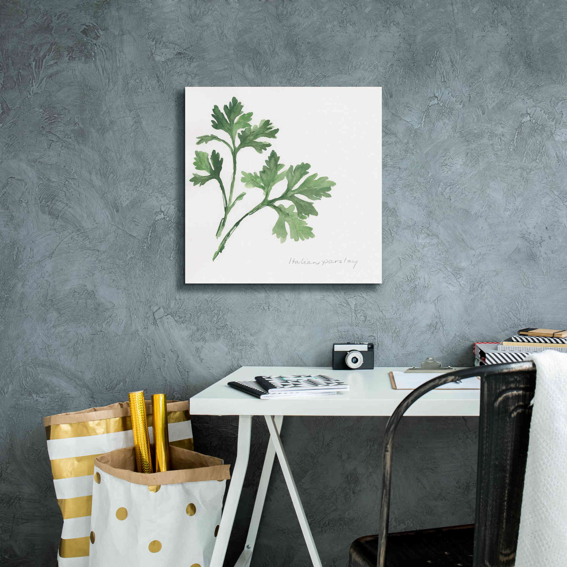 'Italian Parsley' by Chris Paschke, Canvas Wall Art,18 x 18