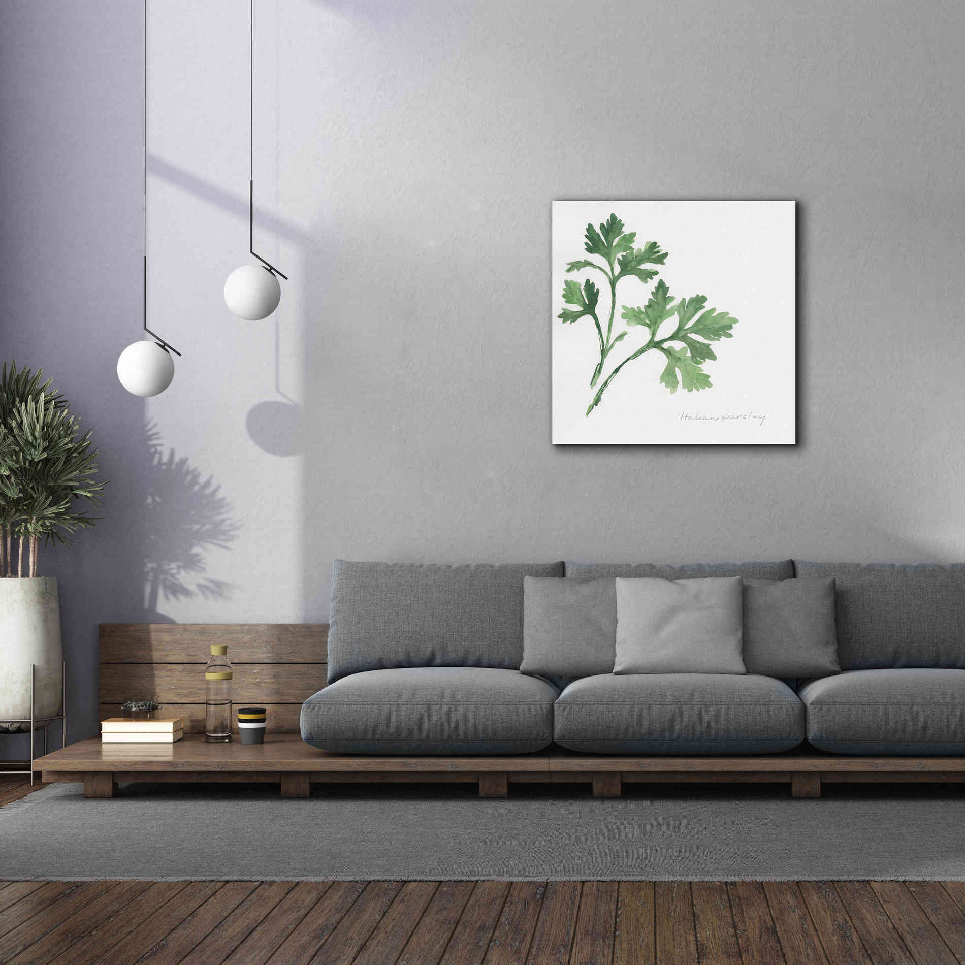'Italian Parsley' by Chris Paschke, Canvas Wall Art,37 x 37