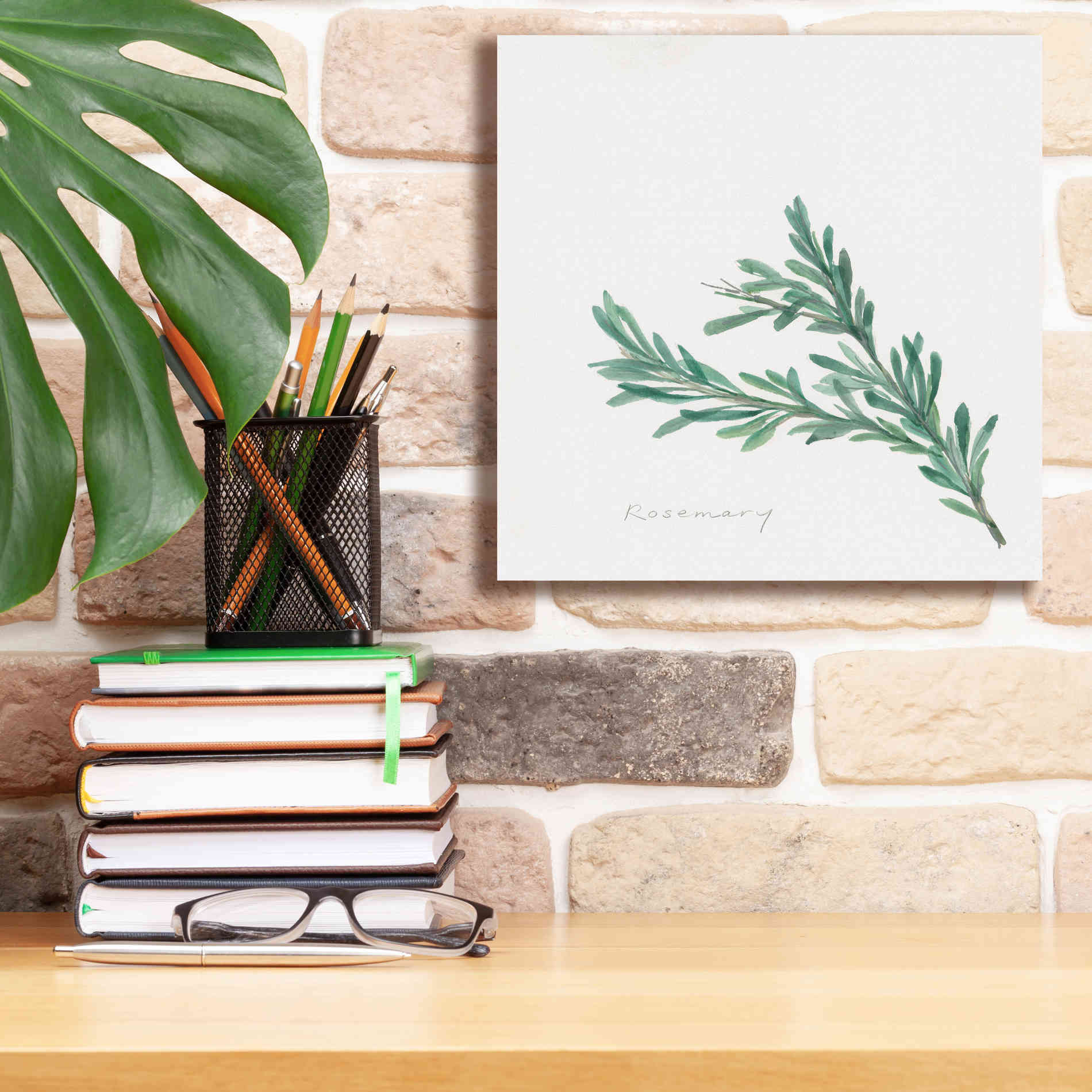 'Rosemary' by Chris Paschke, Canvas Wall Art,12 x 12