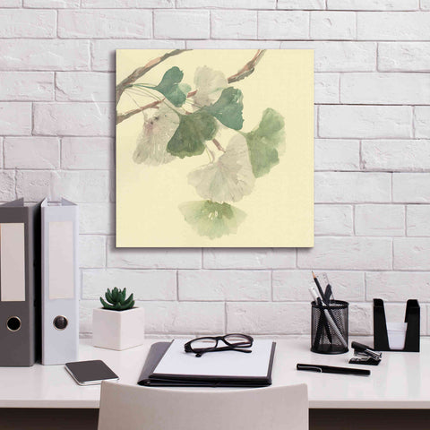 Image of 'Gingko Leaves I' by Chris Paschke, Canvas Wall Art,18 x 18