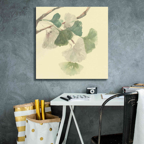 Image of 'Gingko Leaves I' by Chris Paschke, Canvas Wall Art,26 x 26