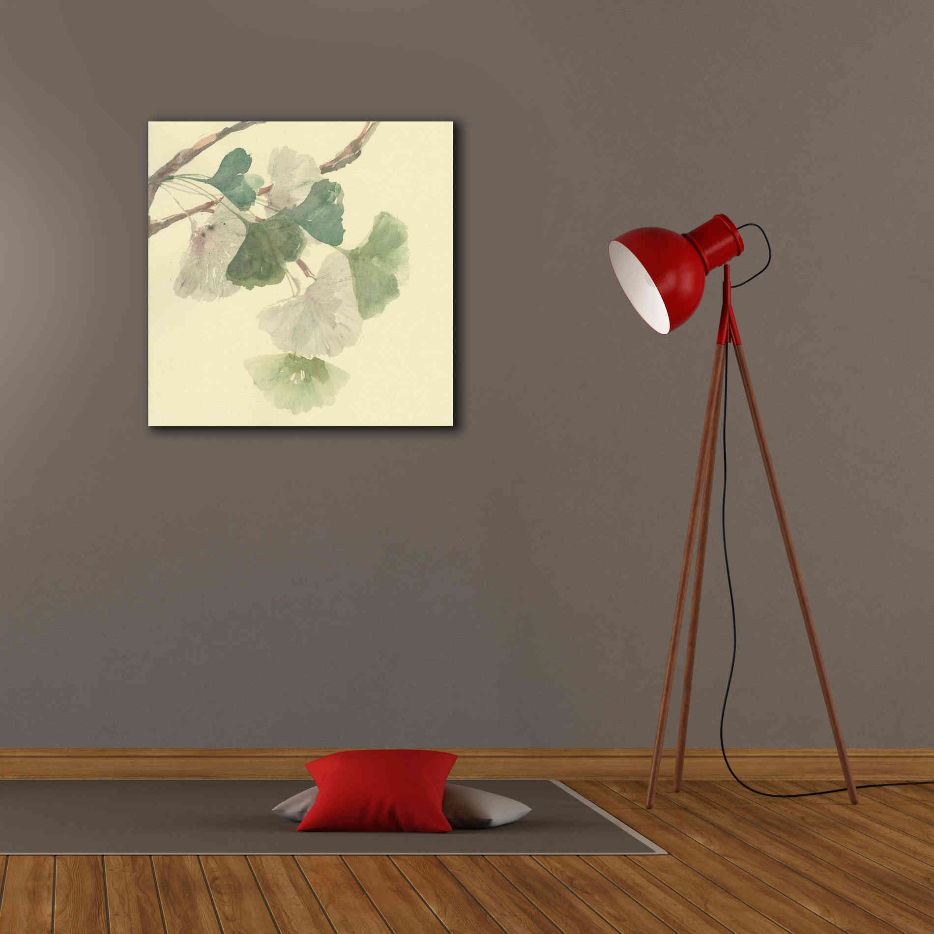 'Gingko Leaves I' by Chris Paschke, Canvas Wall Art,26 x 26