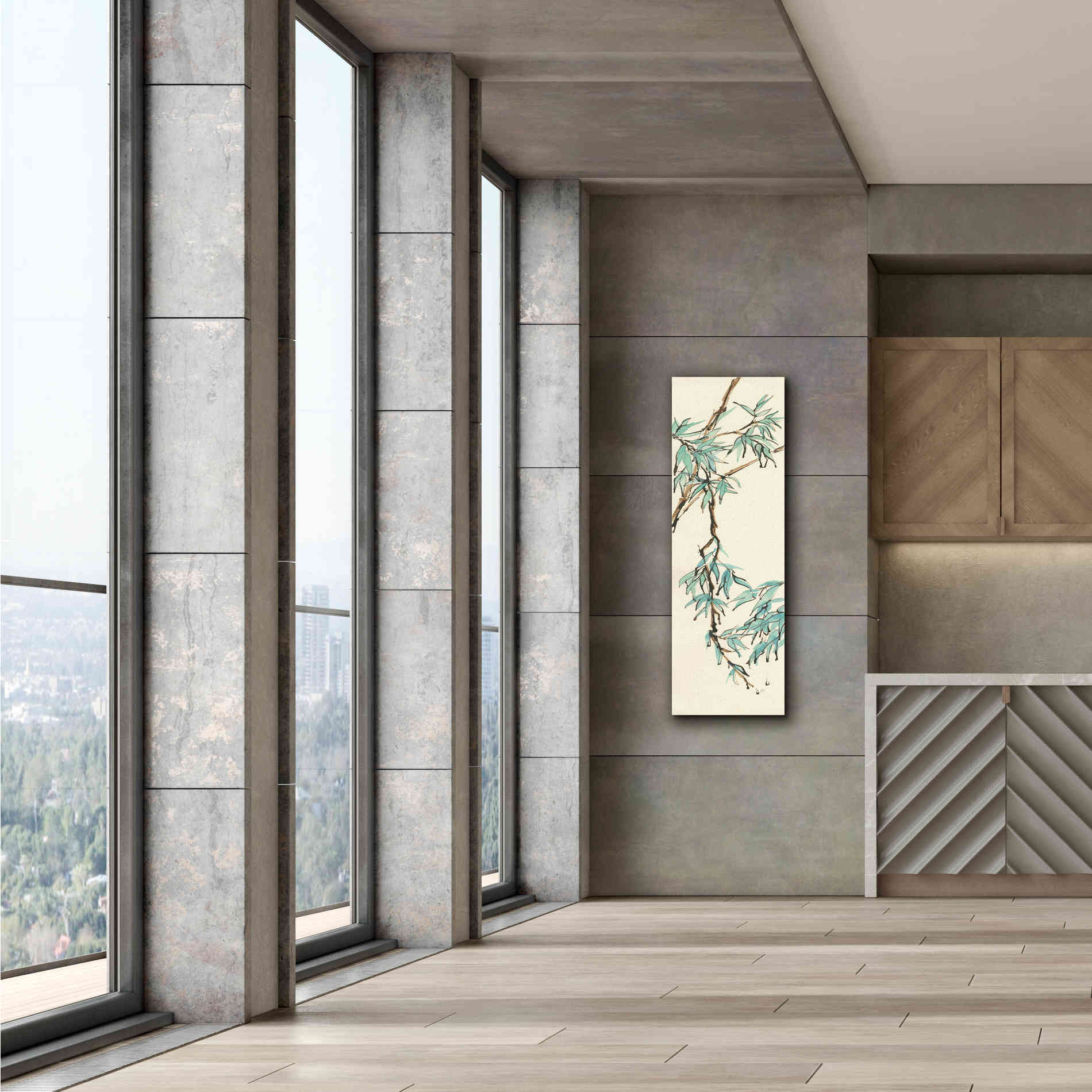 'Summer Bamboo II' by Chris Paschke, Canvas Wall Art,20 x 60