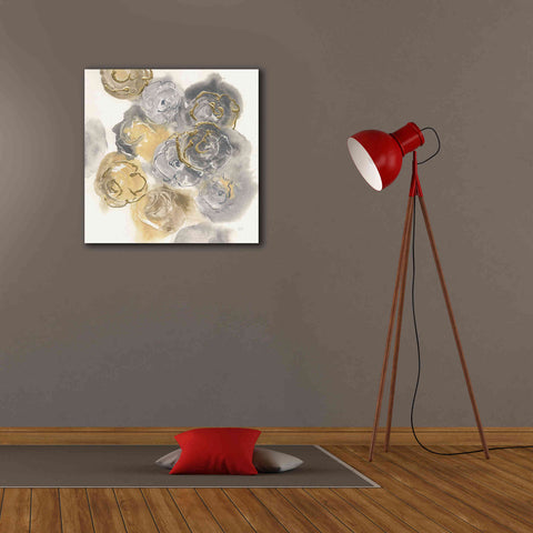 Image of 'Gold Edged Neutral II' by Chris Paschke, Canvas Wall Art,26 x 26