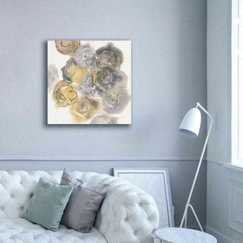 Image of 'Gold Edged Neutral II' by Chris Paschke, Canvas Wall Art,37 x 37