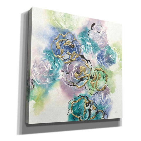 Image of 'Gold Edged Roses II' by Chris Paschke, Canvas Wall Art