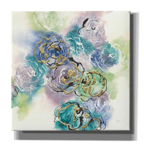 Image of 'Gold Edged Roses II' by Chris Paschke, Canvas Wall Art