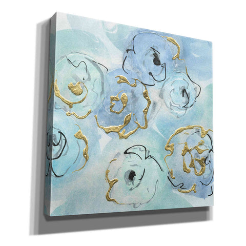 Image of 'Gold Edged Teal II' by Chris Paschke, Canvas Wall Art