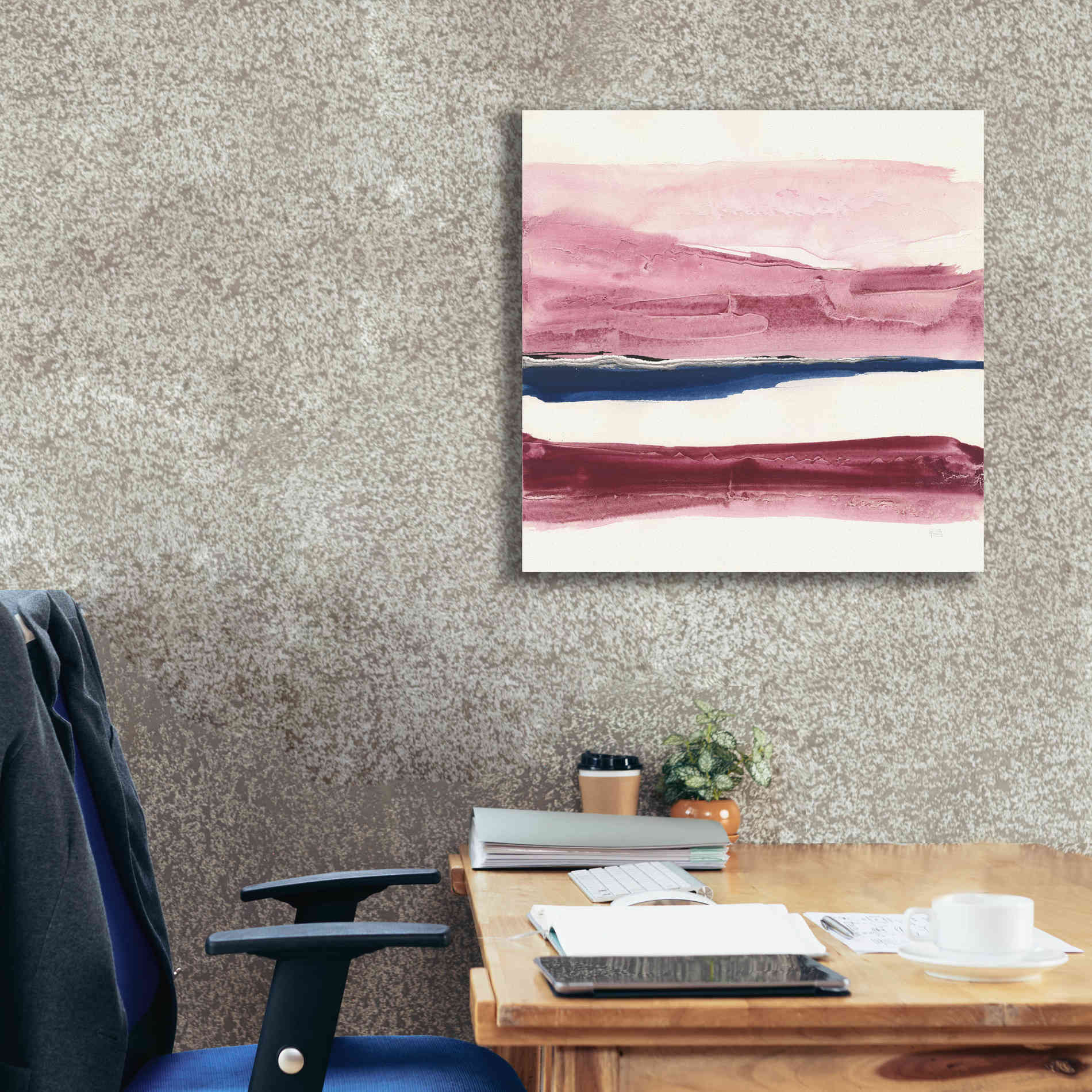 'Patch of Indigo I' by Chris Paschke, Canvas Wall Art,26 x 26