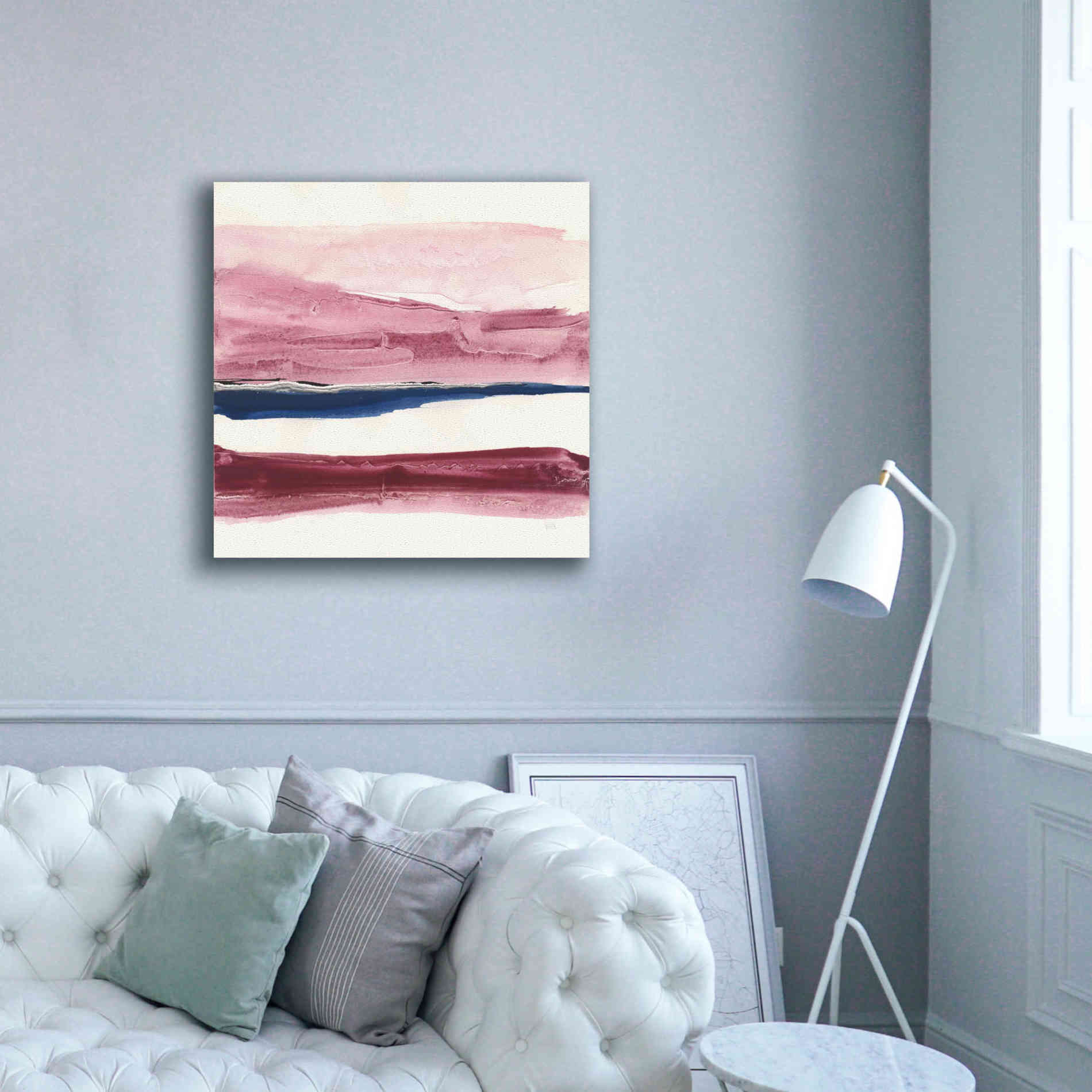 'Patch of Indigo I' by Chris Paschke, Canvas Wall Art,37 x 37